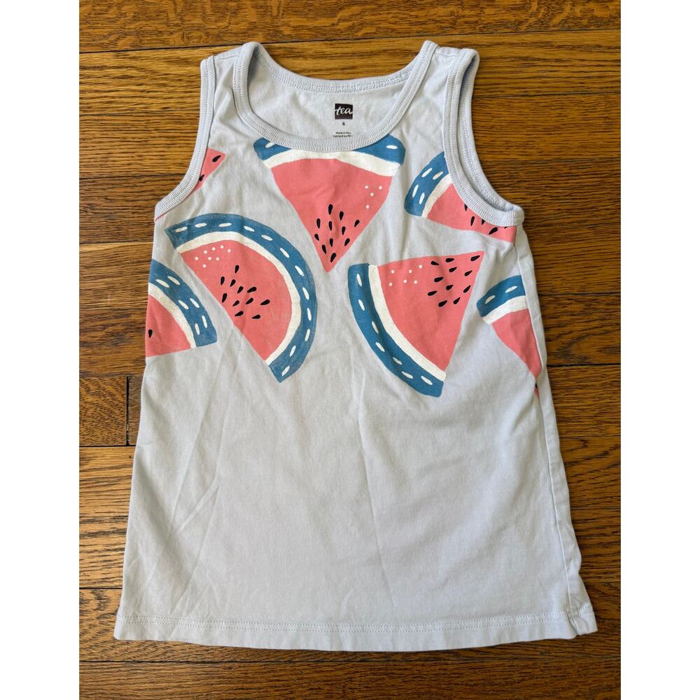 Tea Collection Girls' Watermelon Tank Top Size 5